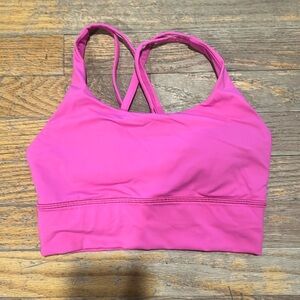 Lululemon energy bra longline, size 4.